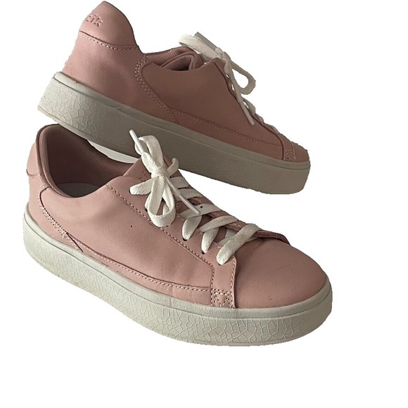 Kizik Vegas Pink Blush Leather‎ Sneakers Womens Size 6.5 - Picture 1 of 14